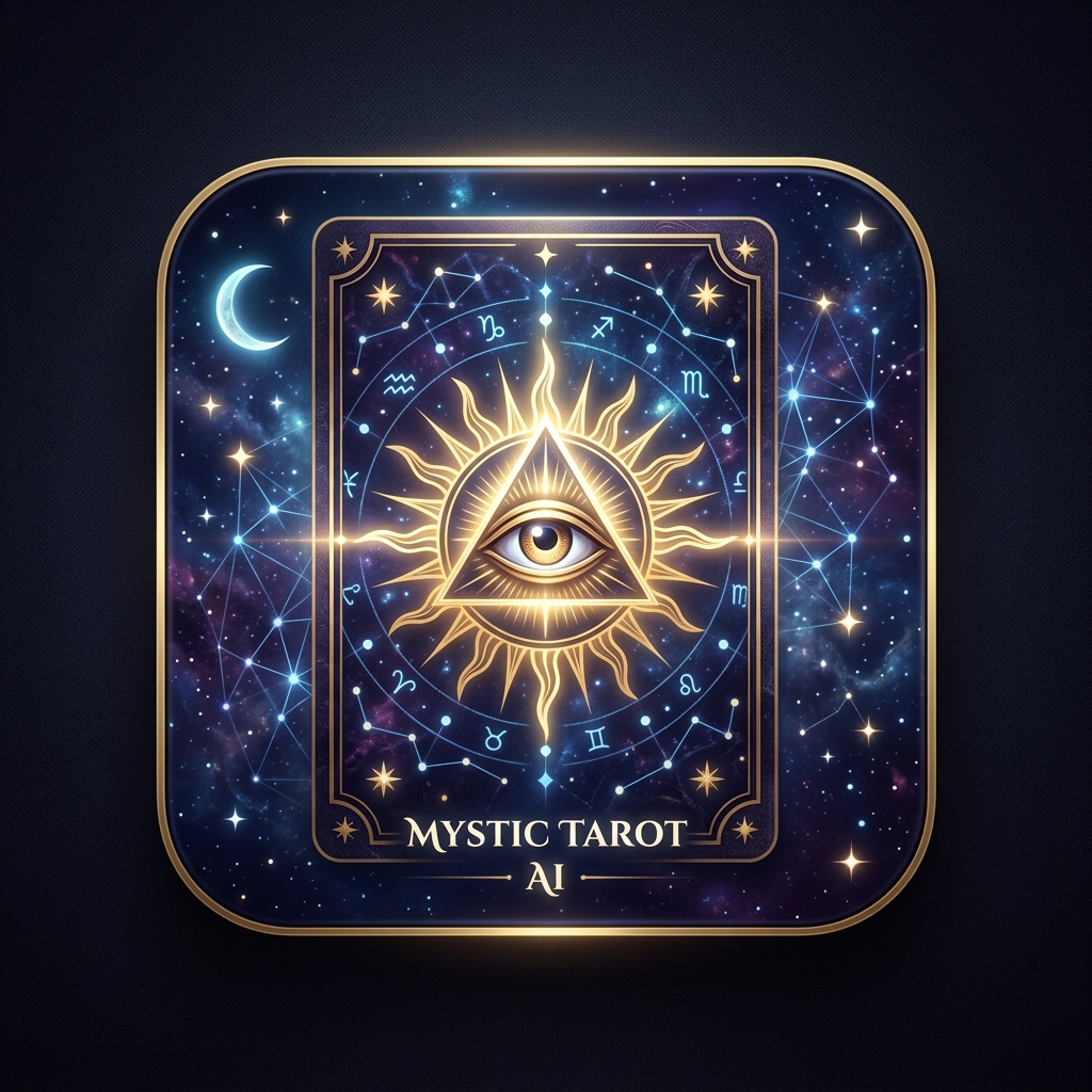 Mystic Tarot AI App Icon